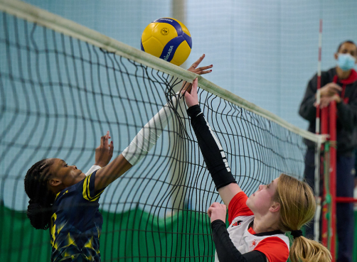 Touching the net